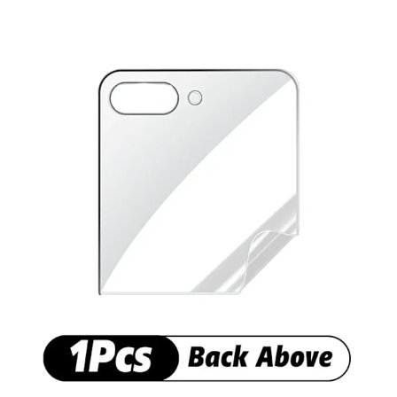 Hydrogel Film kompatibel med Samsung Galaxy Z Flip 7 6 5 Fram- och Baksida HD Mjukt Skärmskydd kompatibel med Samsung Galaxy Z Flip7 Flip5 ZFlip6