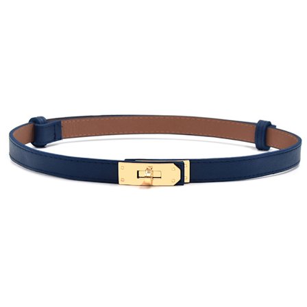 Lakkskinnbelte for kvinner Fine belter Golden Lock