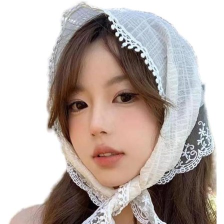 Blonde Hårbandanas Tørklæde til Kvinder Mode Hovedtørklæde Hårbånd Fransk Trekant Hovedtørklæde Hårtilbehør til Kvinder Pige