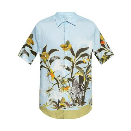 Etro Casual Shirts Blå, Herre Skjorter