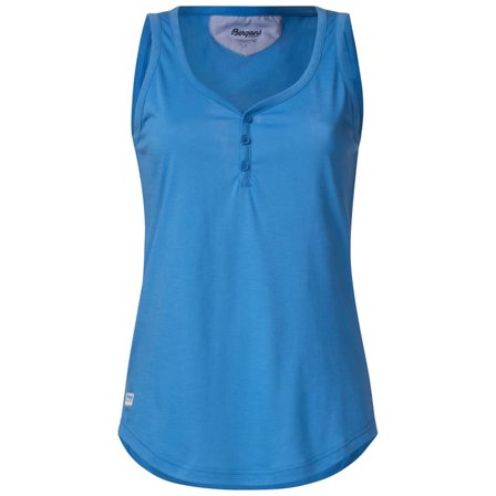 Bergans Jomfruland Lady Singlet Women short-sleeved sweaters Blue XS