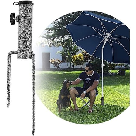 Parasol Stativ Græs Thorn Parasol Stativ, Udendørs Parasol Jord P