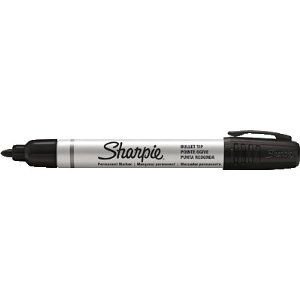 SHARPIE Merkepenn SHARPIE SM rund sort (12)