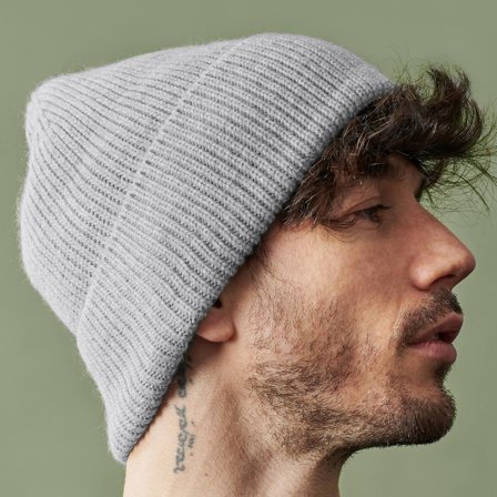 Felic Lichtgrijze Montagna Beanie voor mannen - Beanie mutsen