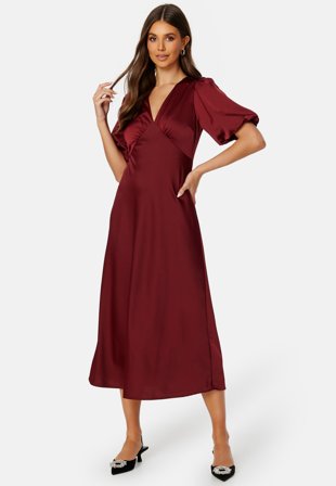Bubbleroom Occasion Yvie Dress Bordeaux Klær
