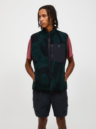 Graphic Heavy Pile Vest Men