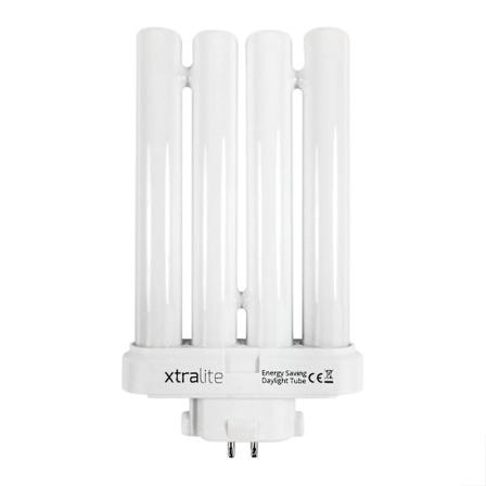 Xtralite 27w Daglyslys Pære til Høj Synslæselamper, 4 Pins Gx10q-4 Kvadratisk Rør (6500k)-Xin Single Pack