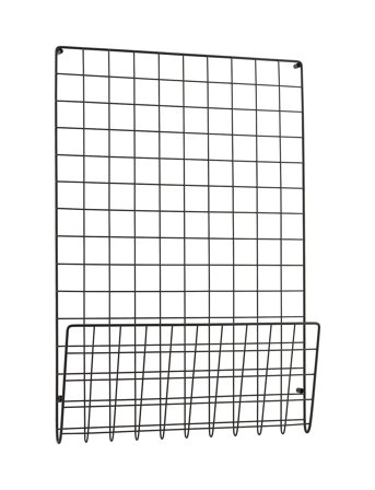 house doctor | Opslagstavle, Hdmesh, Sort | ONE SIZE