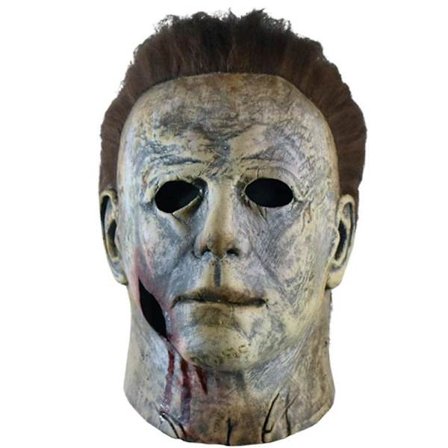 Halloween Michael Myers Horror Mask Deluxe Latex Headgear Party Fancy Dress Costume Prop -a
