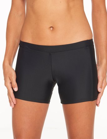 Wiki Swim Panty With Leg - Black - 38