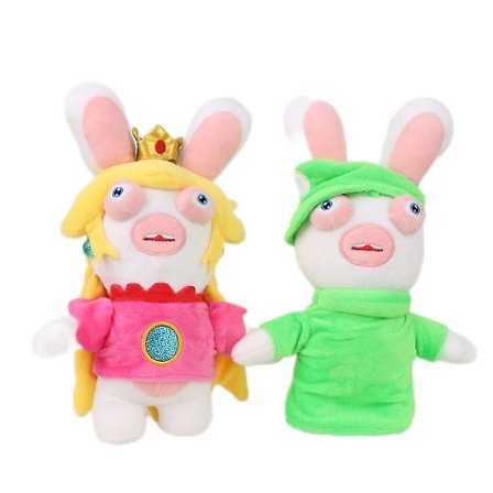DB 30cm Rabbids Kingdom Battle Pehmolelu Pelihahmo Rabbid Peach Luigi Pehmeä Täytetty Pehmolelu Nukke Lapsille Tytöille Pojille Fani Korkealaatuinen