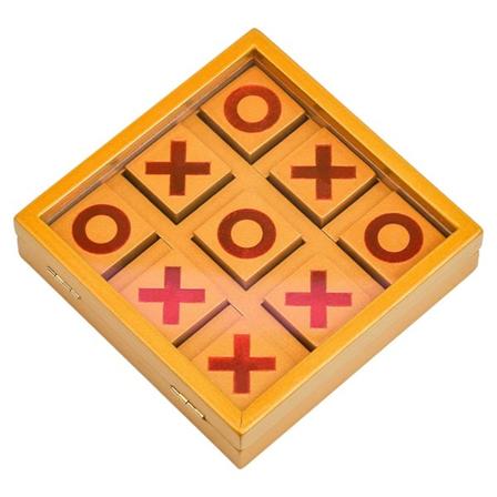 Tic Tac Toe-spel för att spela med vänner och familj - Liten, bärbar, packbar