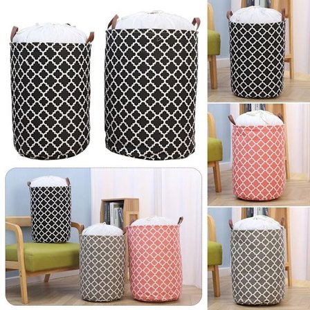 Iso Pyykkikori Kokoontaittuva Pyykkihaara MUSTA