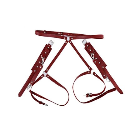 Sele for lår og midje i PU-lær for kvinner, justerbare retro-seler for cosplay