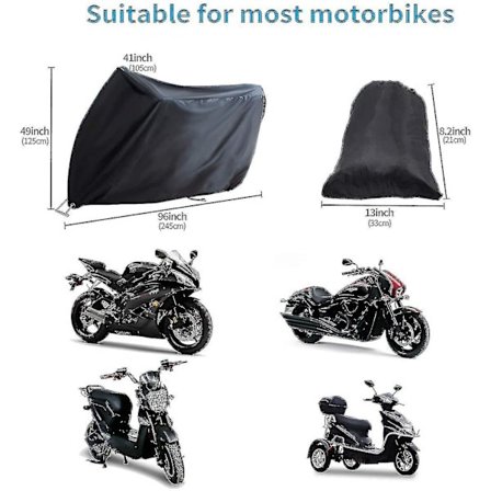 Motorsykkeltrekk Vanntett Presenning Utendørs Støvtett