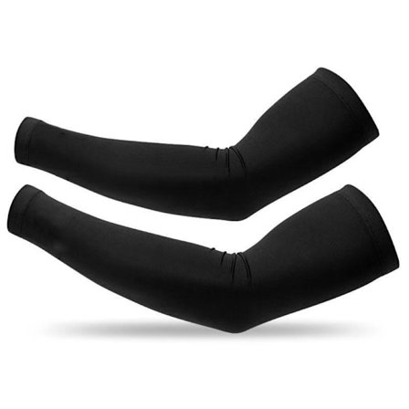 Sorte armærmer til unge, mænd og kvinder, UV-beskyttelse, tatovering