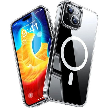 TORRAS Mobilskal till iPhone 15 Magsafe - Transparent