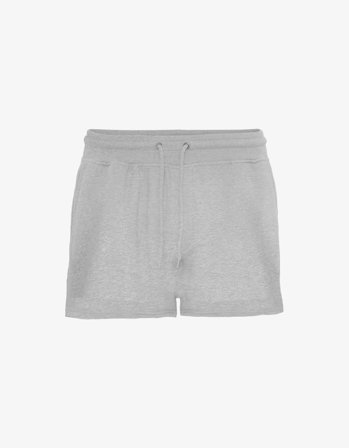 Women Organic Sweatshorts - Heather Grey S