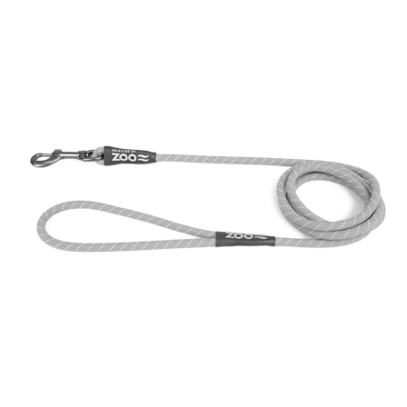 Selected by ZOO - Bånd Rufus tau Φ8 mm x 180 cm grå - Hund - Halsbånd - ZOO.no