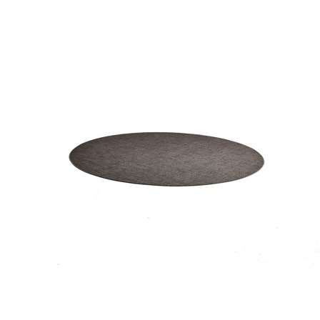 Round rug MELVIN, Ø 3000 mm, red/grey