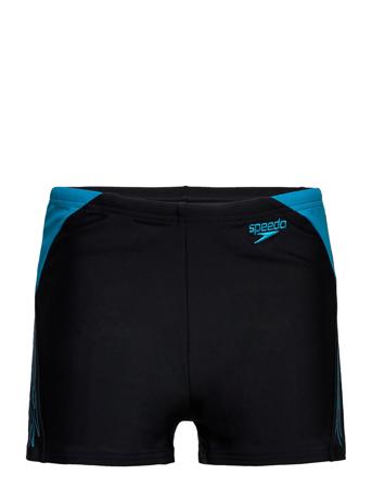 Boys Hyperboom Splice Aquashort Speedo Black
