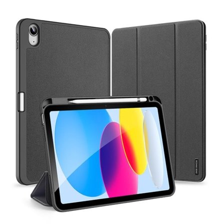 Dux Ducis Domo fodral iPad 10.9'' 2022 (10 gen.) smart cover stativ svart