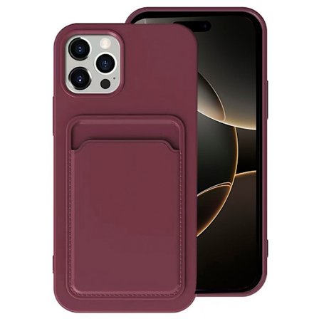 iPhone 16 Pro - Genomtänkt Floveme Skal med Korthållare