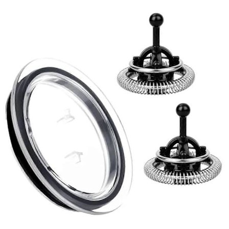 2 kpl Maidonvaahdottimen Vaihtovastukset ja 1 Kansi, Vastukset Nespresso Aeroccino 3/4/Xl -laitteeseen ja Kansi Nespresso Aeroccino 3 -laitteeseen (