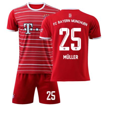Bayerns Hemmafotbollsdräkt 2022 - Röd 18