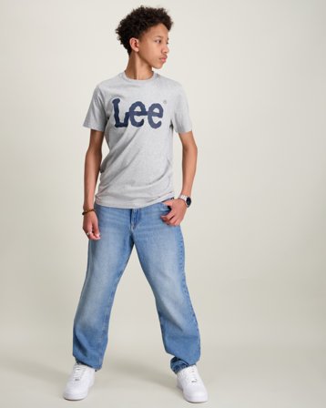 Lee Wobbly Graphic T-Shirt Grau T-Shirts Jungen - Kids Brand Store