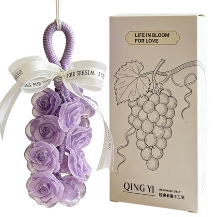 Personlige håndlagde krystall-drue såper, naturlige kaldprosessåper med langvarig duft og skånsom rens