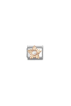 Classic Diamond Star 9k Rose gold White Opal