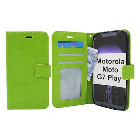 Crazy Horse Wallet Motorola Moto G7 Play