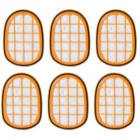 ING 6x filter for Philips SpeedPro Max 8000-serien FC5005/01 CP0663/01 Aqua 7000-serien skumgummidel trådløs støvsuger FC6812/14/6822/6823/27/6908