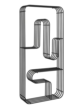 AYTM Curva Rektangulær Displayhylde - Black - ONE SIZE