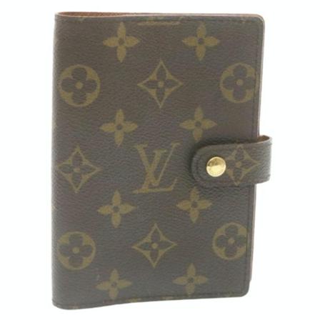 Louis Vuitton Vintage, Pre-owned Wallet Bruin, Dames, Maat:ONE Size,Canvas