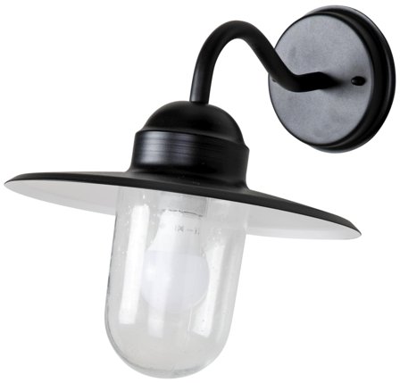 Airam 4107298 Væglampe 60 W, sort, Belysning