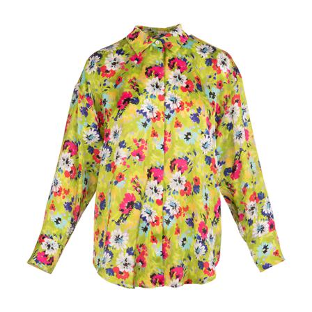 Msgm Shirt Grøn, Dame Skjorter