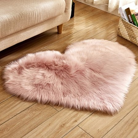 #Plush faux fur julgransmatta julgransfot julgransmatta hjärtformad#