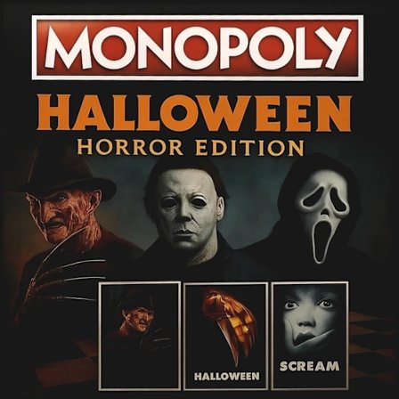 Monopoly Horror Icons Slasher Edition Collector's Edition - Spelet för den populära serien 6 spelare