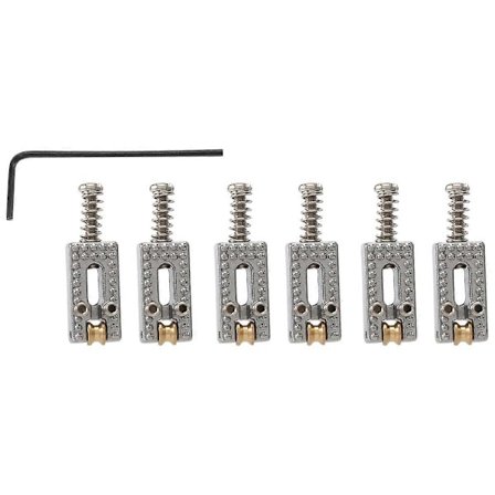 6 Roller Bridge Tremolo -satulaa ja avain Strat Tele -sähkökitaraan