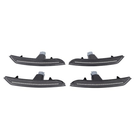 4 stk LED Sidemarkerlys Foran og Bakk Plug and Play Erstatning for Chevrolet Camaro 2016‐2020