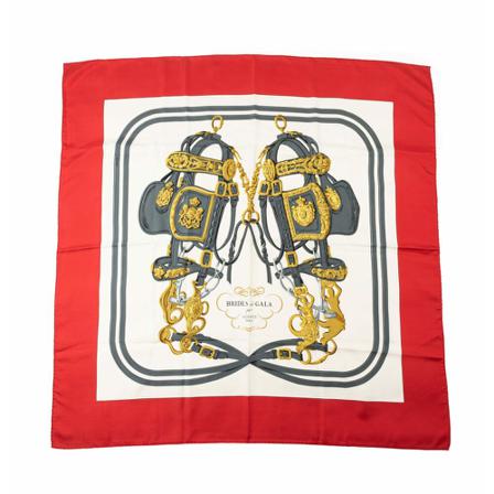 Hermès Vintage, Pre-owned Scarf Rood, Dames, Maat:ONE Size