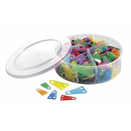 Laurel Plastgem, polystyren, plast, 21, 25 och 35mm, 420 stycken, blandade 420/fp - Lyreco - Kontorsmaterial - Till skrivbordet - Gem