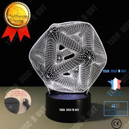 Multifunktionslampa - TD - Bluetooth - LED - 7 färger - Trådlös högtalare