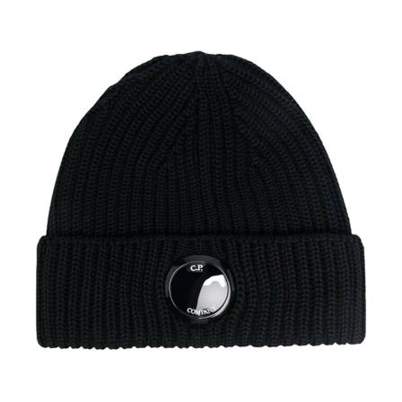 C.p. Company, Goggle Beanie Zwart, Dames, Maat:ONE Size