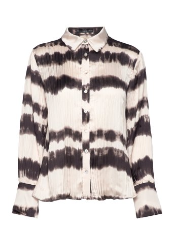 Mango | Tie-Dye Pleated Shirt | XS