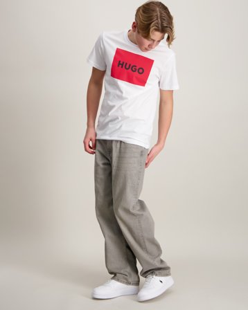 HUGO SHORT SLEEVES TEE-SHIRT Hvit T-skjorter Gutt - Kids Brand Store