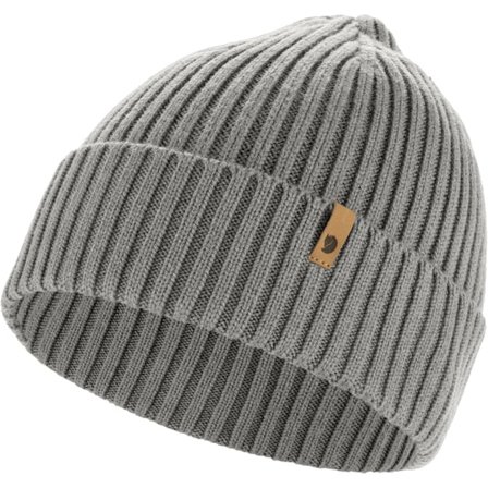 Fjällräven Women's Övik 365 Hat in Grey, Organic Cotton/Wool/Leather