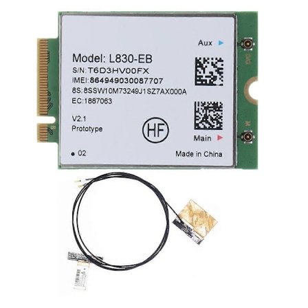 L830-EB 4G WiFi-kort+Antennemodul til Thinkpad X280 T480 T580 P52S L480 L580 T490 T590 P53S T490S